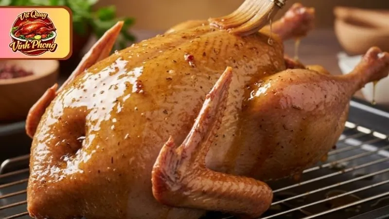 Quy trình nướng, quay vịt chi tiết