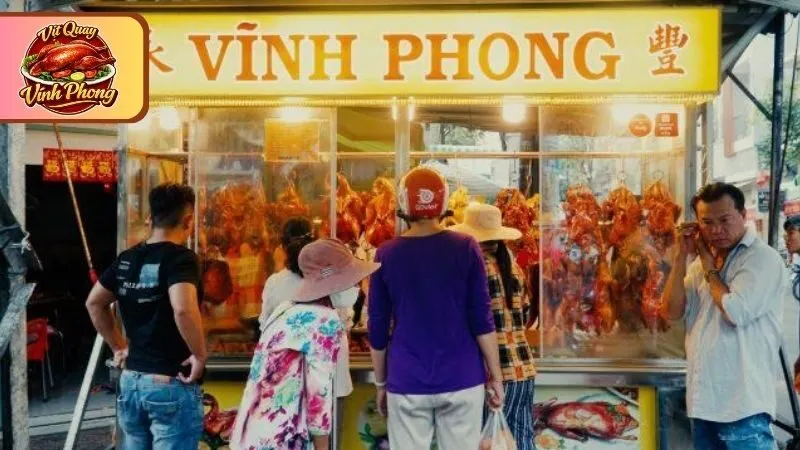 review quán vịt quay Vĩnh Phong