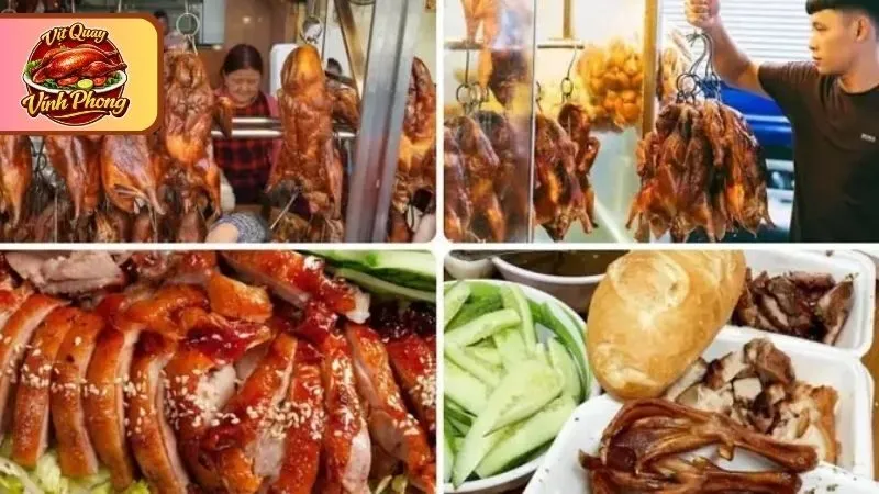 Thực đơn và giá vịt quay Vĩnh Phong