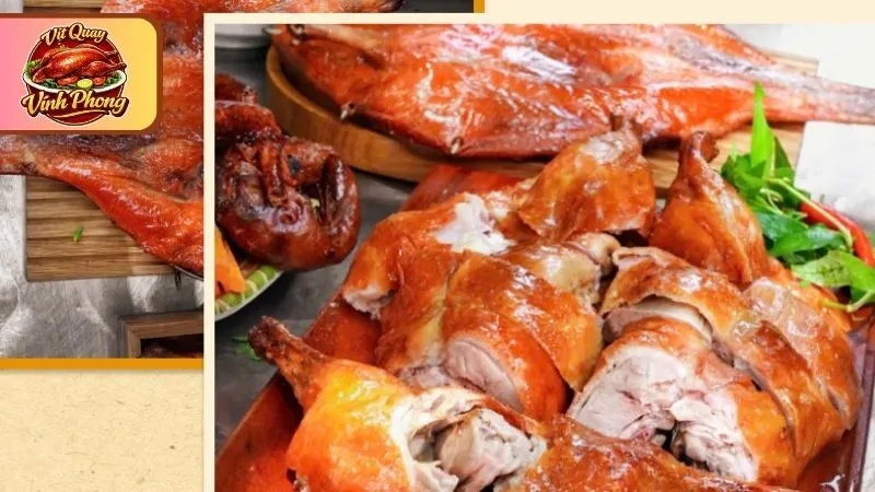 Vịt quay da giòn tại Vĩnh Phong cực ngon