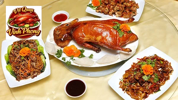 Thưởng thức vịt quay Bắc Kinh tại nhà hàng Vĩnh Phong nổi tiếng
